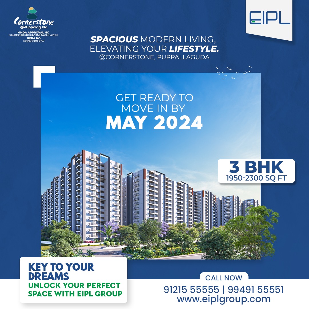 group_eipl's tweet photo. Spacious Modern Living, Elevating Your Lifestyle.

Experience the difference at Cornerstone Project. Explore our thoughtfully designed homes and discover a new level of comfort and sophistication.

#CornerstoneProject #SpaciousLiving #ModernLuxury #Hyderabad #eiplgroup https://t.co/J2GfBMVSPL