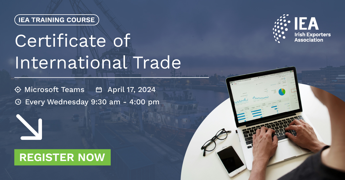 Calling export professionals and managers responsible for driving international trade and mitigating risk📣 Register today: hubs.la/Q02pX-rH0 Accredited by @TUDublin_RI. Skillnet funding is also available!🤩 #InternationalTrade #Training