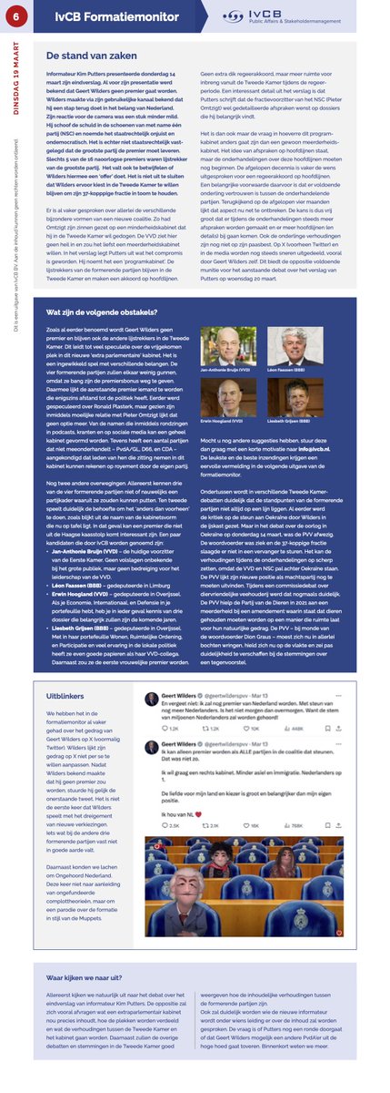 De nieuwe IvCB Formatiemonitor nr.6 is uit!