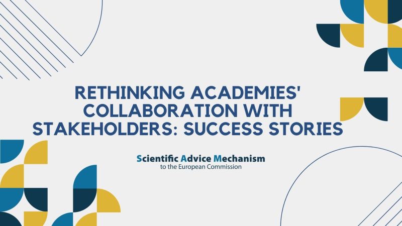 Share with your network: Webinar on academies' collaboration with non-academic stakeholders to promote science uptake in society on 18th April, 11:00-12:30 CET. scientificadvice.eu/events/rethink…