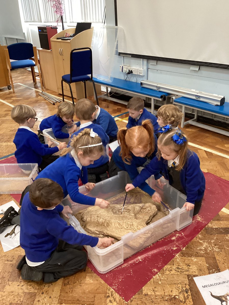 We loved being fossil hunters on Monday morning. Thank you @educationgroup #scienceatstp #eyfsatstp