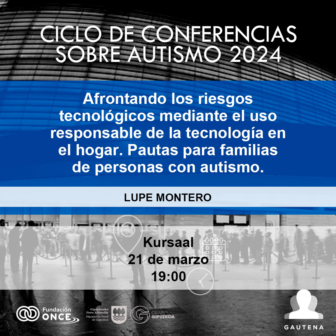 Este jueves abordaremos el tema del uso responsable de las TIC y los riesgos que conllevan de la mano de Lupe Montero. Última conferencia del #CicloConferencias2024. ¿Te lo vas a perder? 🗓️ 21 de marzo, jueves. ⏰ 19.00 📍 @KursaalDonostia 🎟️ Entrada libre