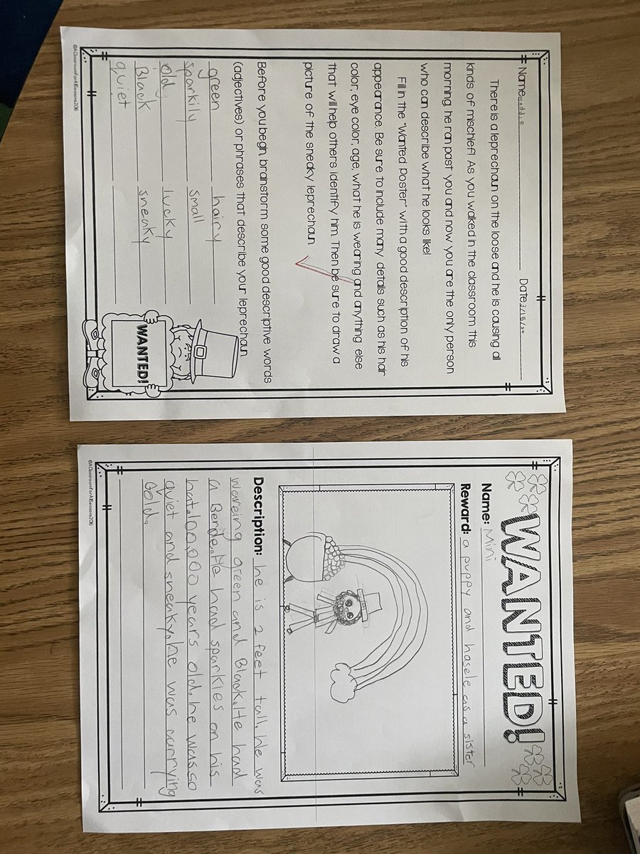 Celebrating St. Patrick’s day in room 46 🍀