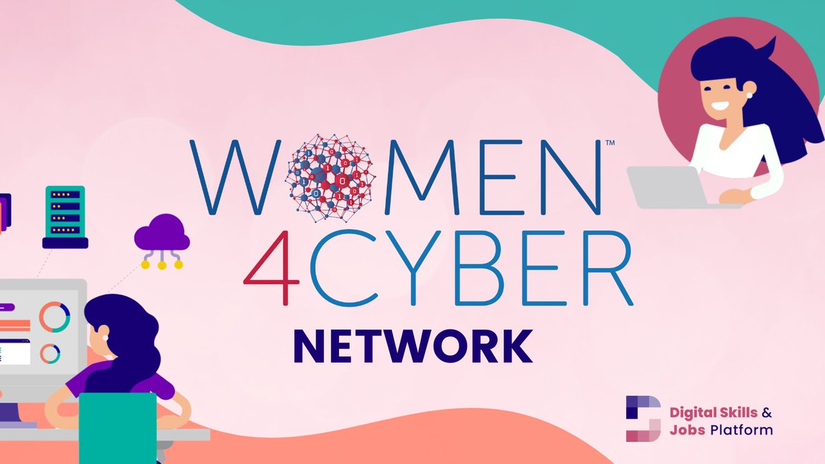 🌟 The #Home4DigitalSkills is proud to host the Women4Cyber Network! A collaboration between the @EU_Commission and the @Women4Cyber that unites women in #cybersecurity. 👩‍💻 🛡️ Discover impactful initiatives, network and promote your work and ideas: digital-skills-jobs.europa.eu/en/cybersecuri…
