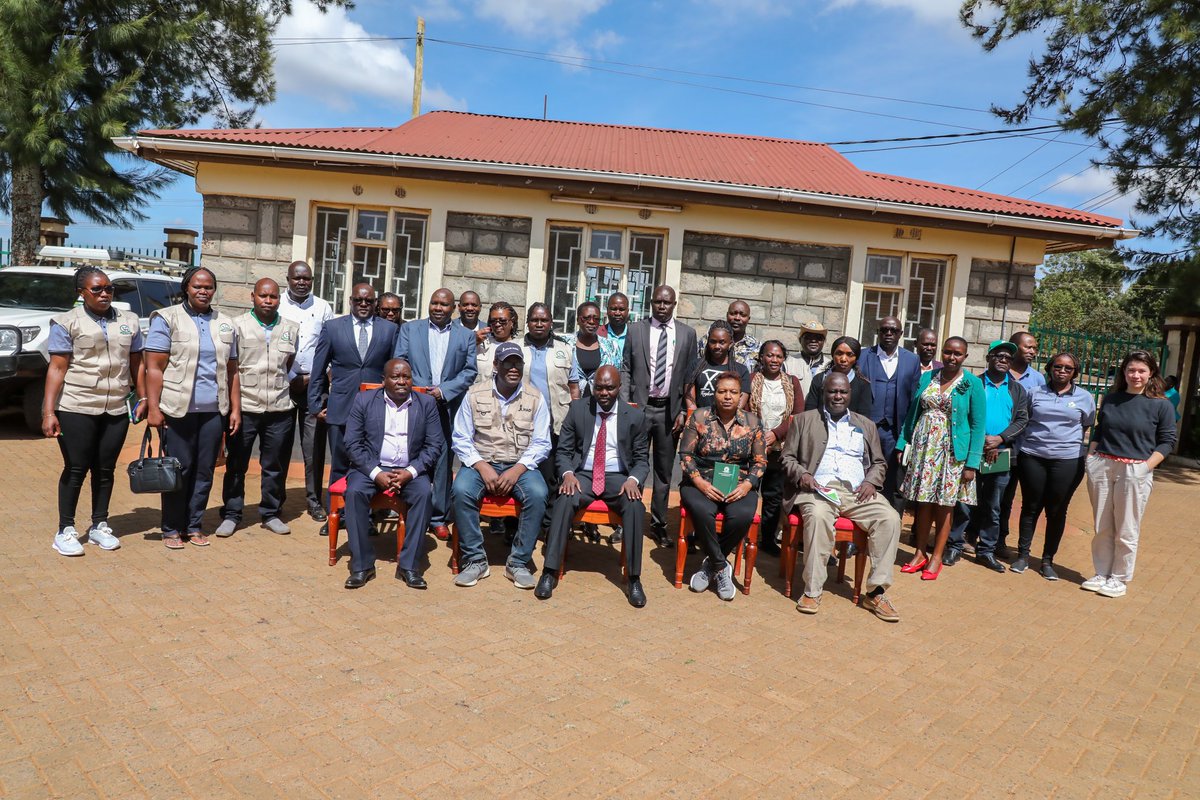 rotichwisley's tweet photo. Our partners, The International Fund for Agricultural Development (IFAD), has injected Sh28.5 million to the livestock production value chain.

The project to which is being implemented under the Livestock Commercialization Programme (Kelcop) will see the following projects done:

1. Iten slaughter house will have a new face and its services automated at a cost of Sh6.5 million.

2. Improvement of Kipcheptem sale yard in Soy North ward at a cost of Sh13 million.

3. The sinking and solarisation of Kapseret borehole in Cherangany-Chebororwa Ward at Sh9 million. 

The program, whose aim is to increase household earnings through livestock production, will run for six years in Cherangany-Chebororwa, Tambach, Soy North, and Sambirir Wards..

A team from IFAD and Kelcop led by Mr. Ronald Ajengo today visited the county for  assessment of the projects whose works will commence in a fortnight.

#KaziKwaMpango 
#GavanaWaRaia