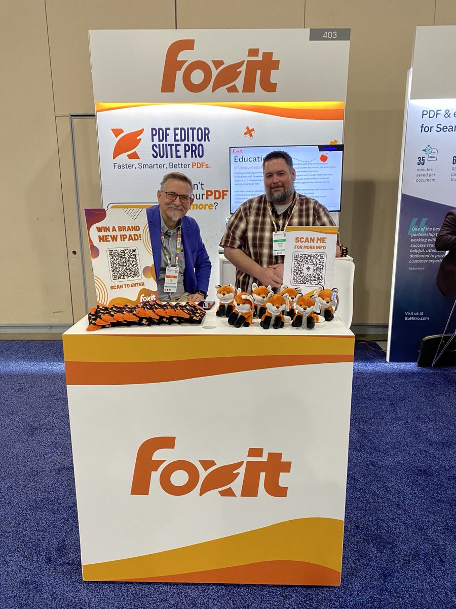 foxitsoftware's tweet image. Meet us at Gartner Digital Workplace Summit 2024!

Stop by booth #403 to explore the world of #GenerativeAI with PDF and grab some Foxit swag! 🦊 

#GartnerDW