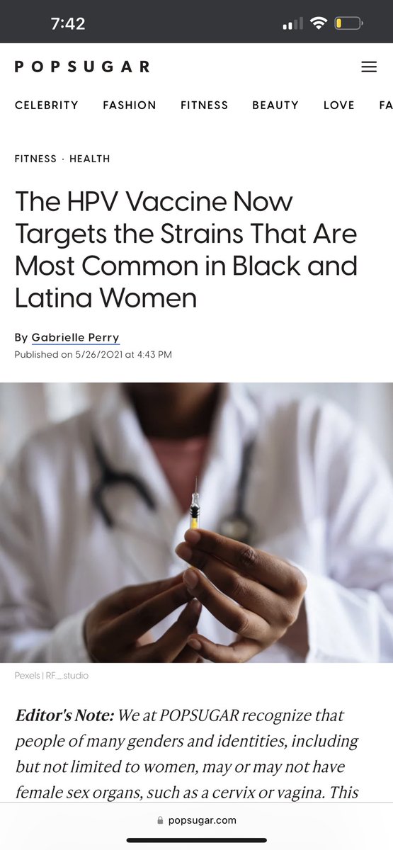 Hi! Epidemiologist here! It’s a 2-dose series now 🙌🏾! And, as Black and Latina women, be sure to inquire about the 9-valent vaccine. There are HPV strains that are more commonly occurring(and more deadly) for us. You can read my article on it here: popsugar.com/amphtml/fitnes…