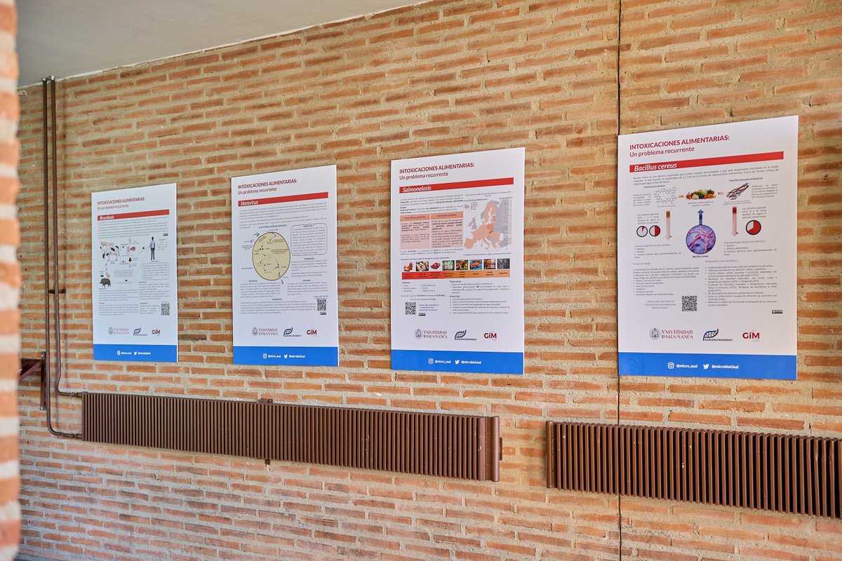 usal's tweet photo. La @FFarmaciaUSAL acoge la exposición “Infecciones e intoxicaciones alimentarias: un problema recurrente”. 🦠🍎 

📅 Hasta el 12 de abril 

👥 Autores: @RaulRivasG, Miguel Ayuso, Rocío Roca, Ezequiel Peral, Rocío Vicentefranqueira y José Luis Marcos.

➡️ https://t.co/UM2OxFBhNq https://t.co/hlz4FcQv0Z