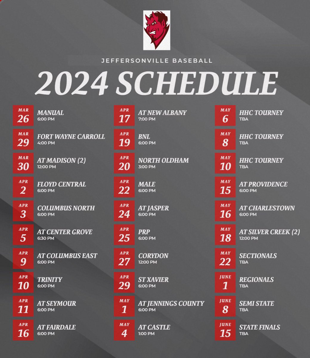 Jeffersonville Baseball tweet media