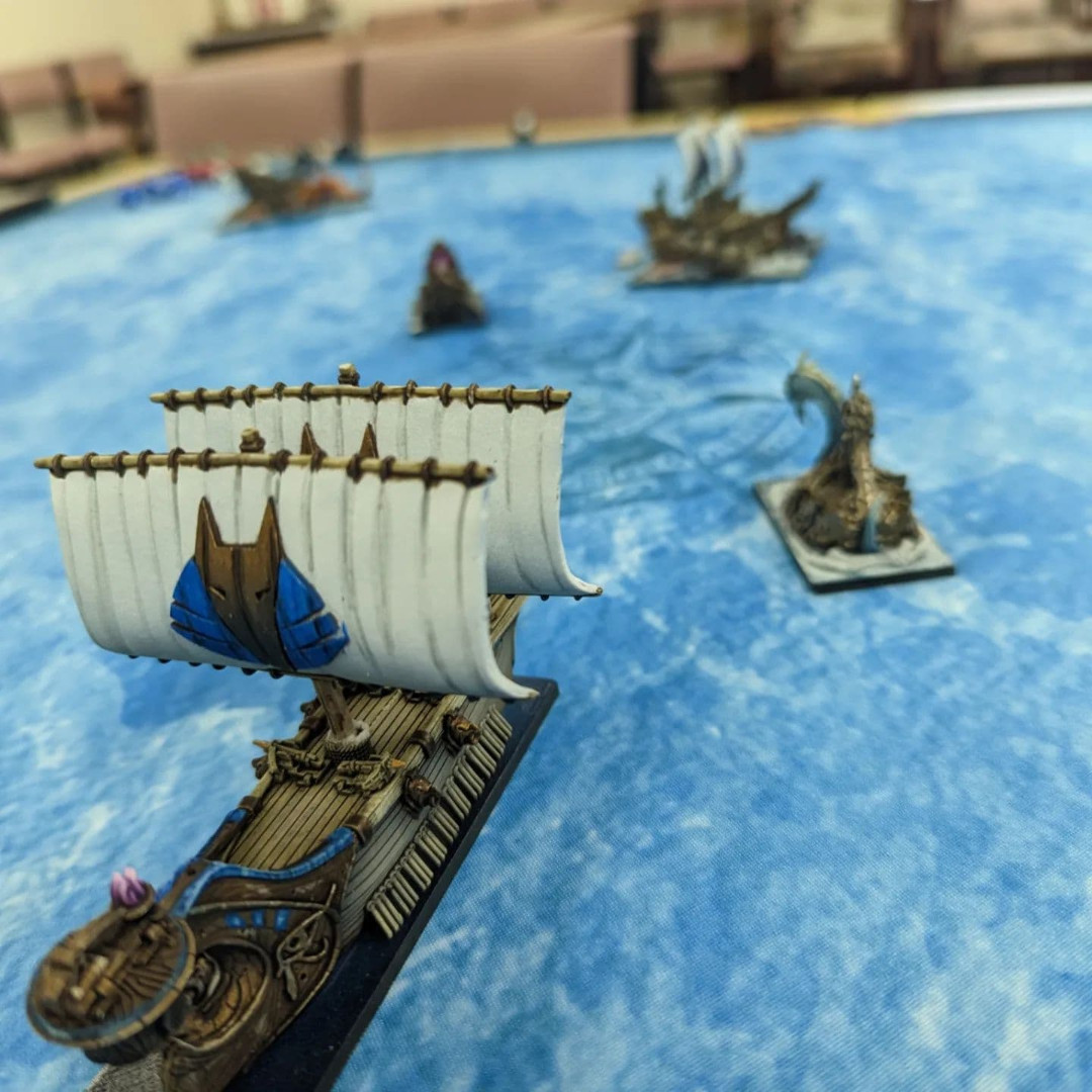 WaylandGames's tweet photo. Check out these great images shared by radgie4arms on Instagram of their game of Kings of War Armada with lividfishpaints! They played Empire of Dust vs. Trident Realms of Neritica.
#tabletop #kingsofwar #kingsofwararmada #tabletopwargaming https://t.co/6evyQU5kdP