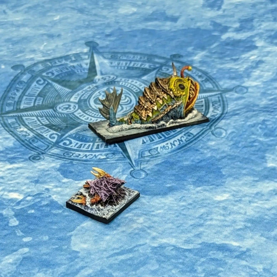 WaylandGames's tweet photo. Check out these great images shared by radgie4arms on Instagram of their game of Kings of War Armada with lividfishpaints! They played Empire of Dust vs. Trident Realms of Neritica.
#tabletop #kingsofwar #kingsofwararmada #tabletopwargaming https://t.co/6evyQU5kdP