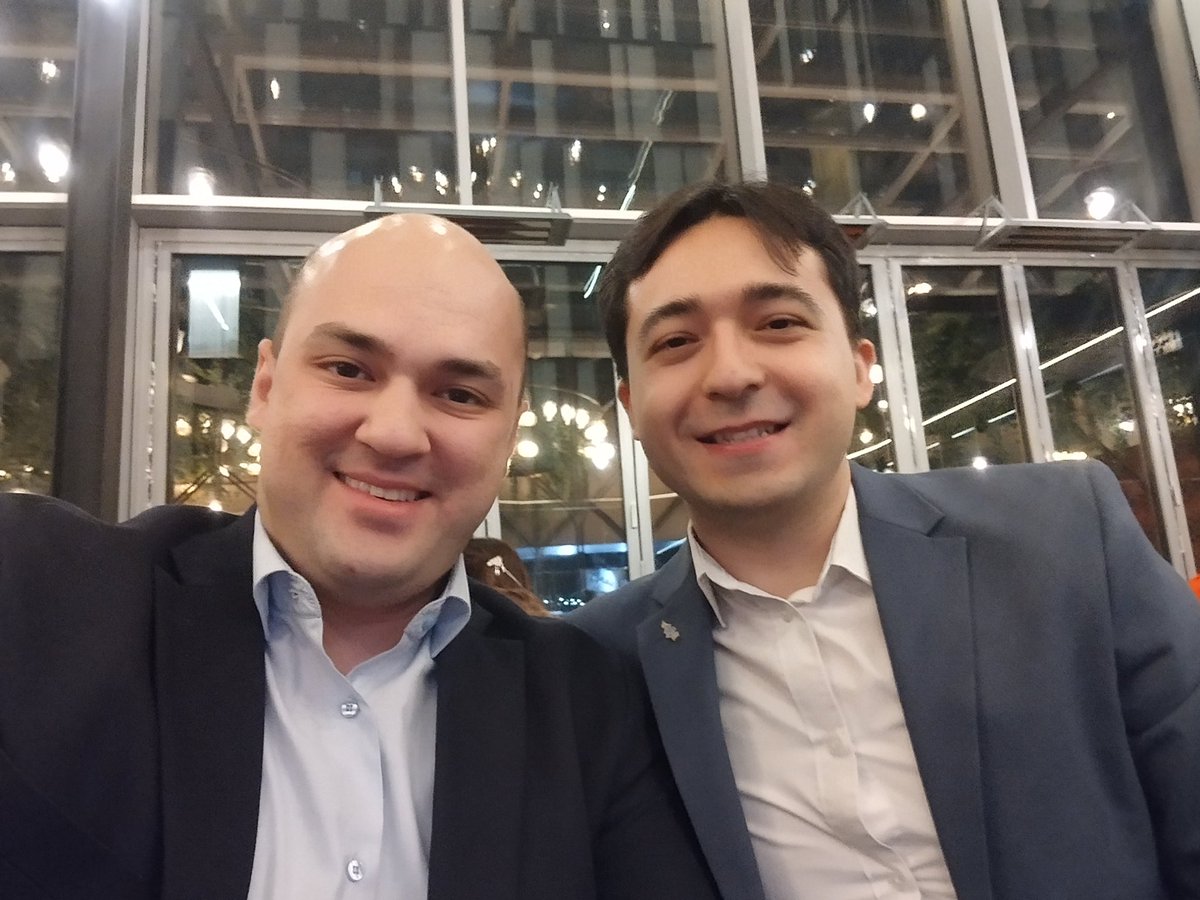 I am always happy to meet my good friend and almost brother <a href="/TUmarov/">Temur Umarov 马铁木</a>. This time it was in Almaty on the sidelines of the event discussing cooperation in Central Asia co-organized by him, @KassenovaNargis and their colleagues