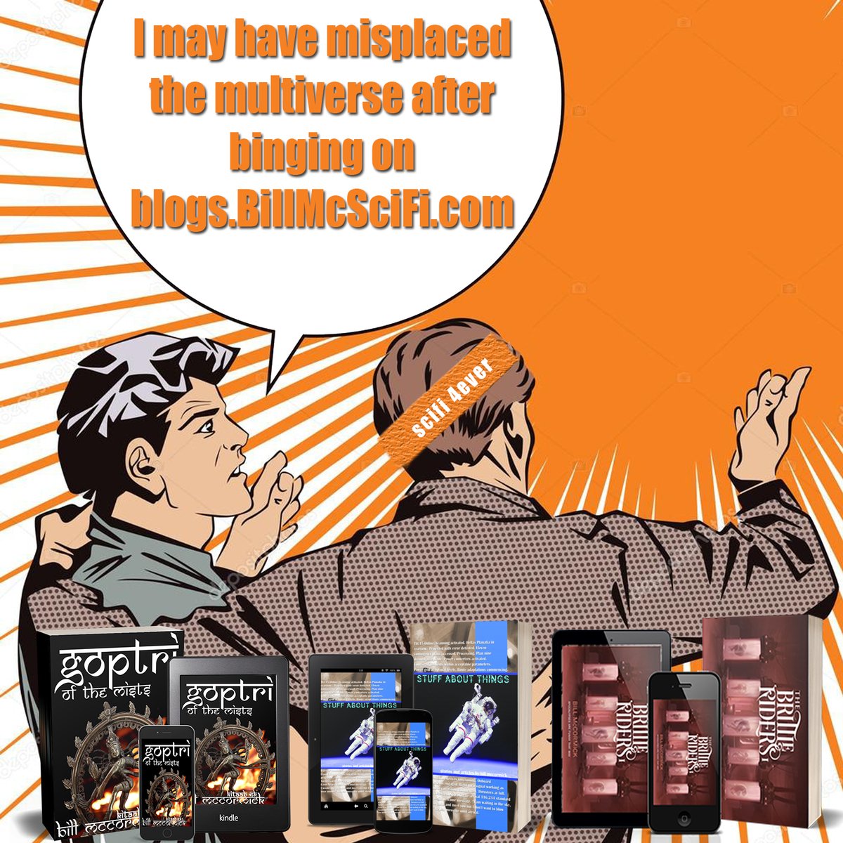 bit.ly/3PtIrbj

Help McSciFi &amp; Friends get nominated for Ringo Awards and catch up on the fun story of the man who assumed I spoke fluent Japanese.