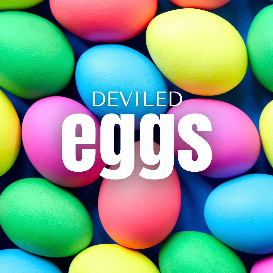 Since this month is challenging us to pursue more creativity, what are your recommendations ingredient-wise for a unique and yummy deviled egg? #2kk #march #easter #deviledegg #monthlychallenge #eggs #eggrecipe