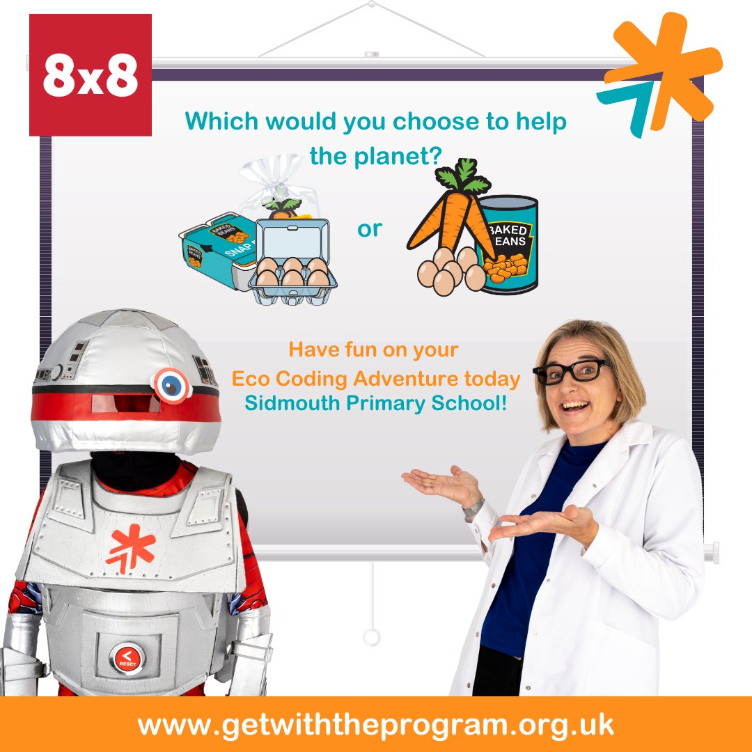 Thanks to the amazing team at @8x8 children at Sidmouth Primary School, Hull will be going on a virtual Eco Coding Adventure today! We hope that you have an awesome time!
#CSR #CorporateSponsorship #PrimaryEducation