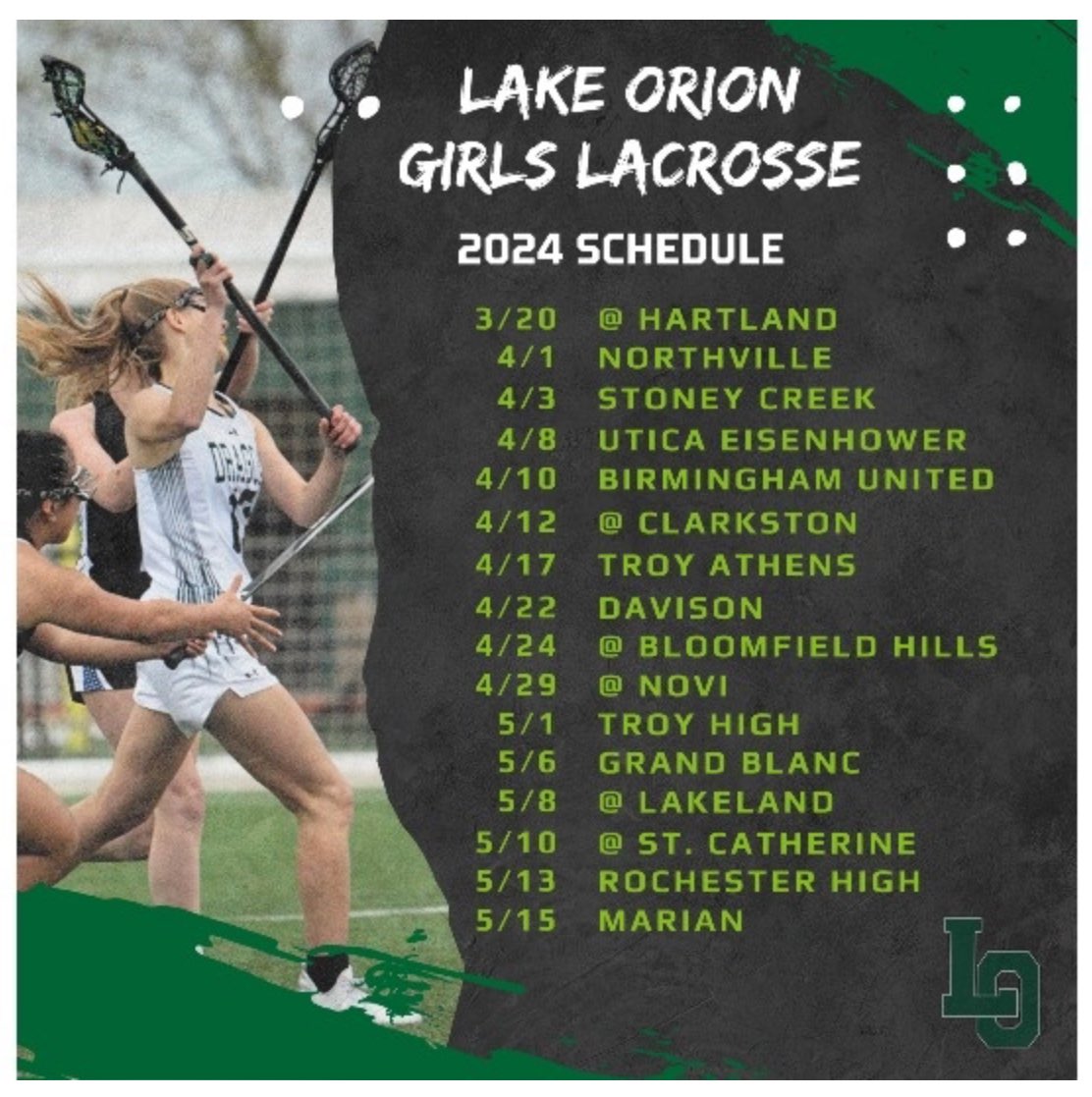 Lake Orion Lacrosse GLAX tweet media