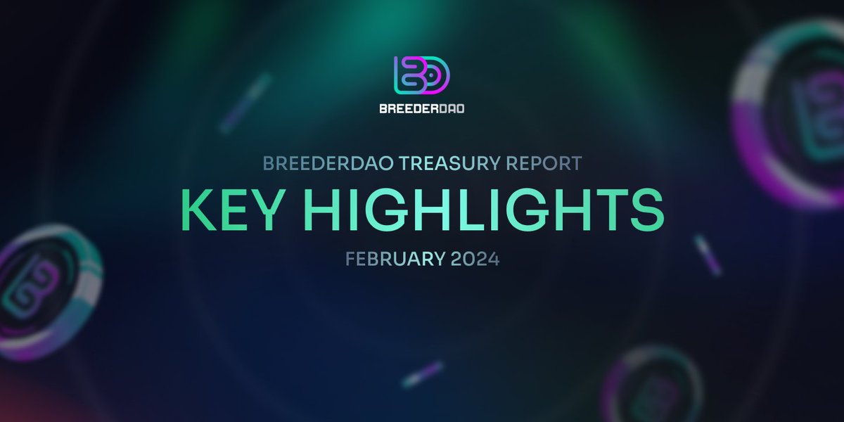 BreederDAO's Treasury Dashboard is now LIVE. 

In line with our announcement of our upcoming $BREED BUYBACK AND BURN initiative driven by our recent milestones and achievements, our official treasury dashboard is now LIVE.  

This gives you a look into our treasury holdings,