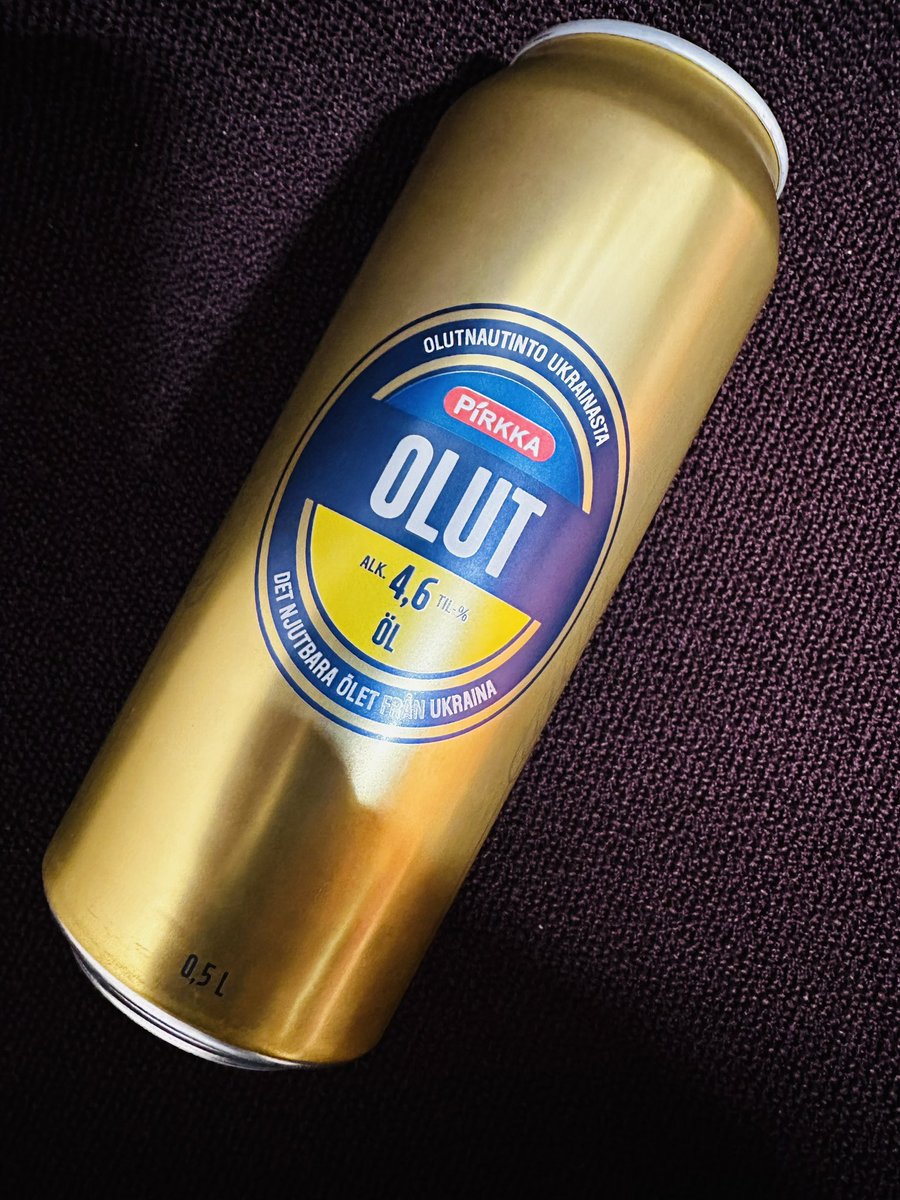 Pirkka-sarjamme on tänään täydentynyt ukrainalaisella oluella, jonka valmistaa Obolon. Kyseessä on eurooppalaistyylinen maltainen lager. Kokeile! 💙💛🇺🇦#pirkka #Ukraine #kryhmä