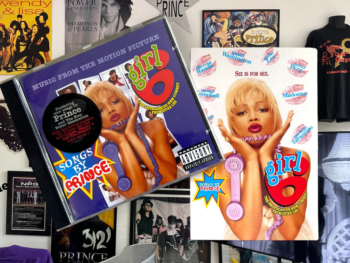 RockItPoolePRN's tweet image. March 19th 1996 – The soundtrack for #SpikeLee 's Girl 6 is released with songs by #Prince #TheRevolution #TheFamily, #Vanity 6 &amp;amp; #TheNewPowerGeneration Worth having if only for Prince's version of the beautiful Don’t Talk 2 Strangers
princeshop.online/search?q=girl%…
#Prince4Ever