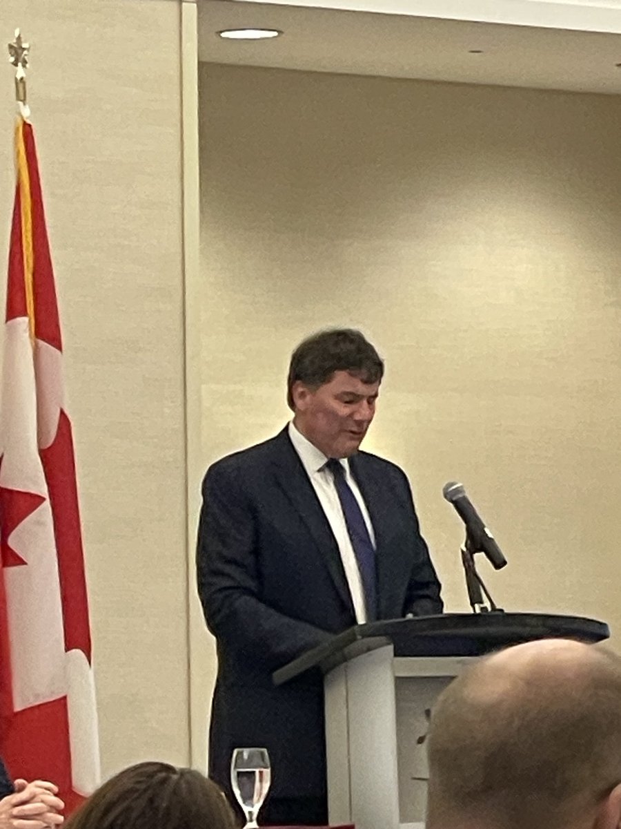 The Honourable Dominic LeBlanc Minister of Public Safety delivering opening remarks to the ⁦<a href="/CIPSRT_ICRTSP/">CIPSRT</a>⁩ symposium