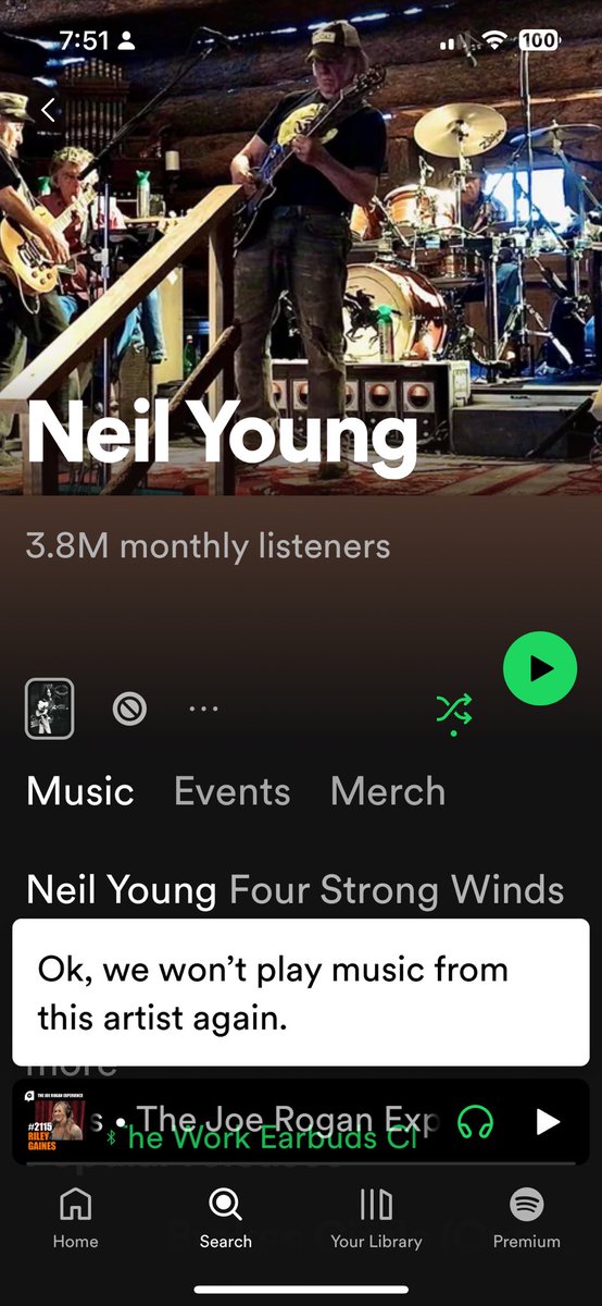 PlainsStranger's tweet photo. #NealYoung 

Blocked!

#PutThatInYourPipe 
#BlockNealYoung https://t.co/PJ5ey87sC3