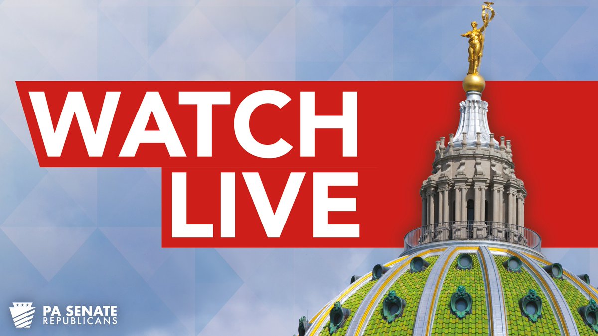 WATCH LIVE @ 11:30 a.m. - The PA Senate Judiciary Committee will hold a public hearing to consider Senate Bill 819 and Senate Bill 1021. ➡️ pasenategop.com/news/judiciary…