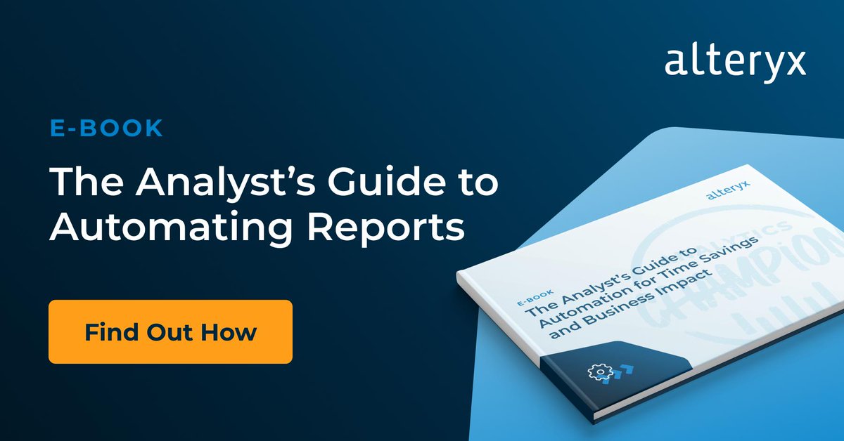 nige_faulkner's tweet image. Say goodbye to week-and month-long processes. Automate your reports in minutes.
How? It's inside our new e-book:
The Analyst's Guide to Automation for Time Savings and Business Impact
👉 Find out how: ow.ly/AJfw30sAN4k
#AnalyticsAutomation #AnalyticsDemocratization