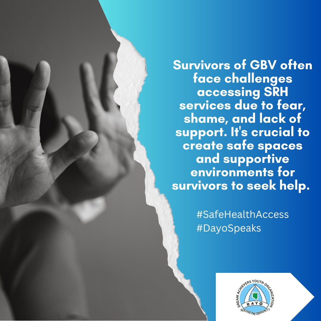 Fear of stigma and retaliation, lack of awareness, financial constraints, and cultural norms are barriers survivors face. 
#SafeHealthAccess #DayoSpeaks
