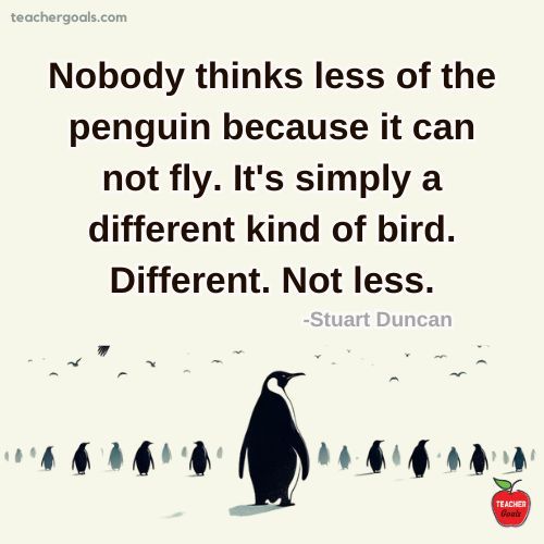 Love this! 🐧
🌐 teachergoals.com