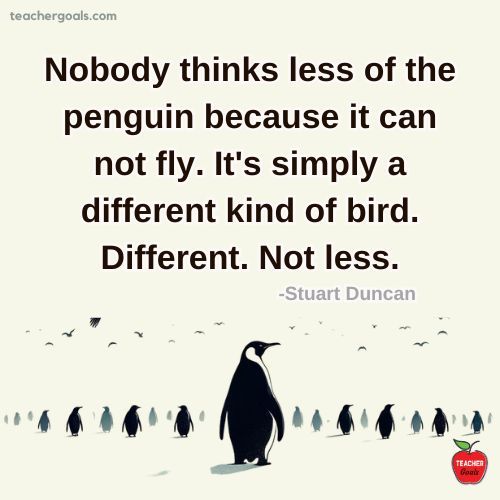 Love this! 🐧 🌐 teachergoals.com