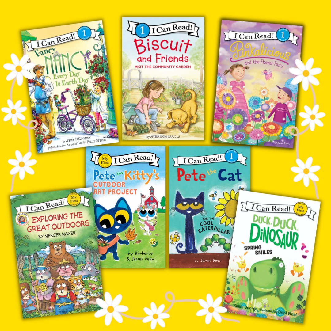 Happy First Day of Spring! 🌼 Here are 15 books for early readers to celebrate the joys of Springtime from I Can Read! brnw.ch/21wI0D5