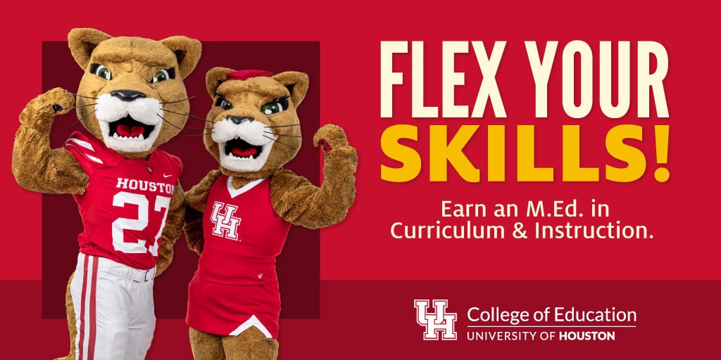 Teachers with an M.Ed. = our kind of flex. LEARN MORE *Tuesday, March 26 *6 to 7 p.m. CST *RSVP: tinyurl.com/UHCUIN-Mar2024 No GRE required. 100% online options available. #txed #k12