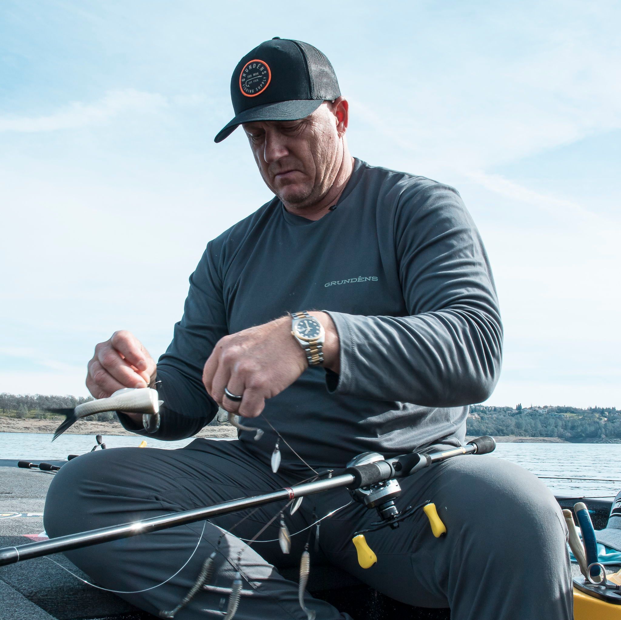 Skeet Reese Fishing on X: Tying on the Berkley Nessie while sporting my  Grunden's gear 😎 @GrundensUSA #Grundens #outerwear #fishinggear  #watershoes #footwear #fishing #bassfishing #skeetreese #dryfeet @ berkleyfishing #Berkley #berkleyfishing https