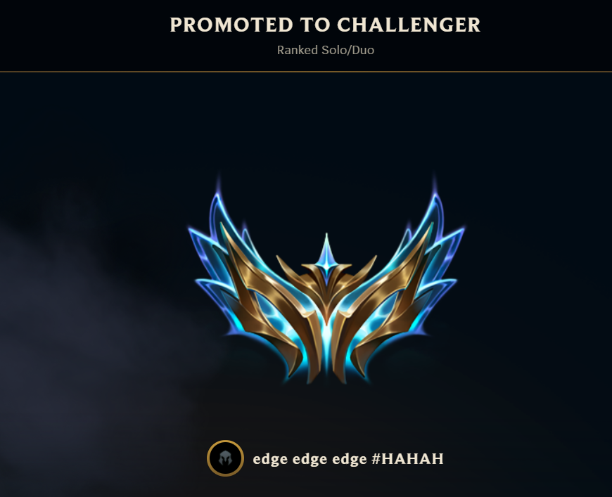 Second account challenger ☑️Playing Lee sin only unless banned
