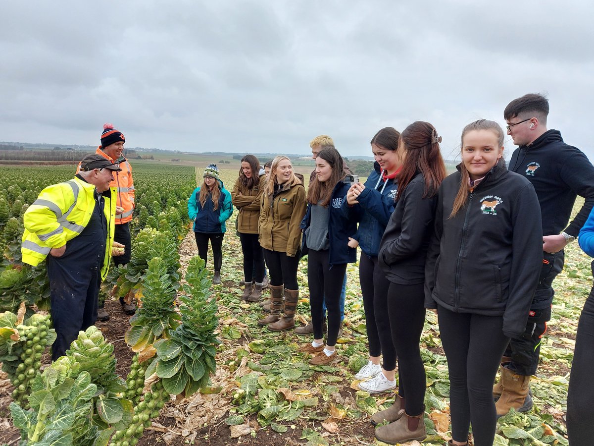 Last Monday, we took our HNC agriculture students to visit East Lothian Produce. The students got to tour the farm and learn about the business and crop production on the farm visit. To find out more about agriculture, check out our website: buff.ly/44cTg6E