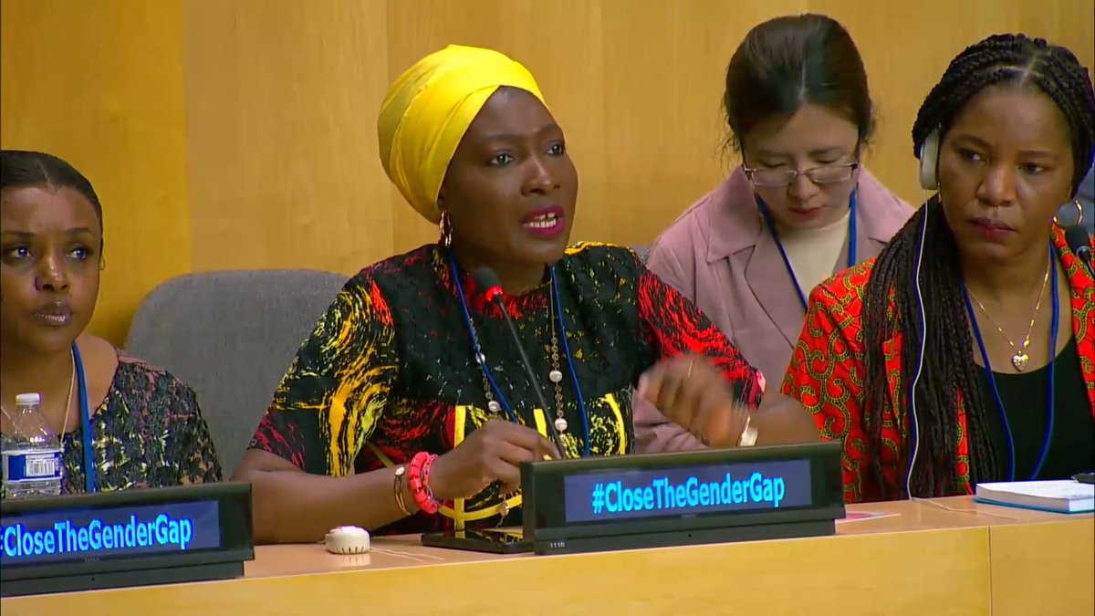 I delivered my first intervention at the official #csw68 side event on 'Closing the gender gap in education: How to address long-time barriers and emerging challenges in a world of complex crises?' Watch the full clip below youtu.be/vEC50zizDcY?si…