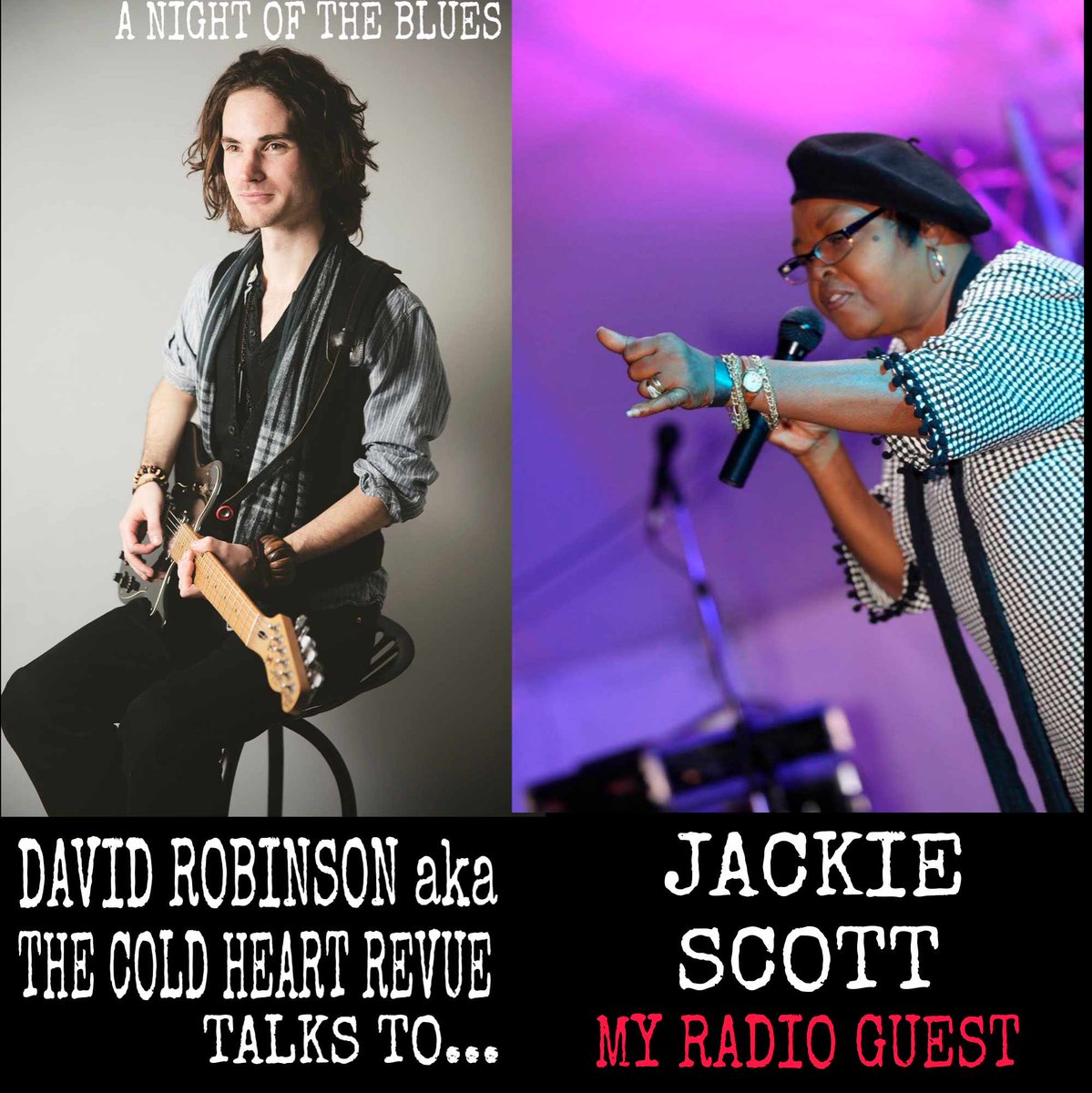 RADIO: my interview guest is Jackie Scott. She has worked with BB King, Taj Mahal + Keb Mo. She was born in Virginia and has made Chicago her home. A brilliant vocalist and writer David Robinson aka @coldheartrevue A Night of the Blues. #blues #chicago #singer #music #interview