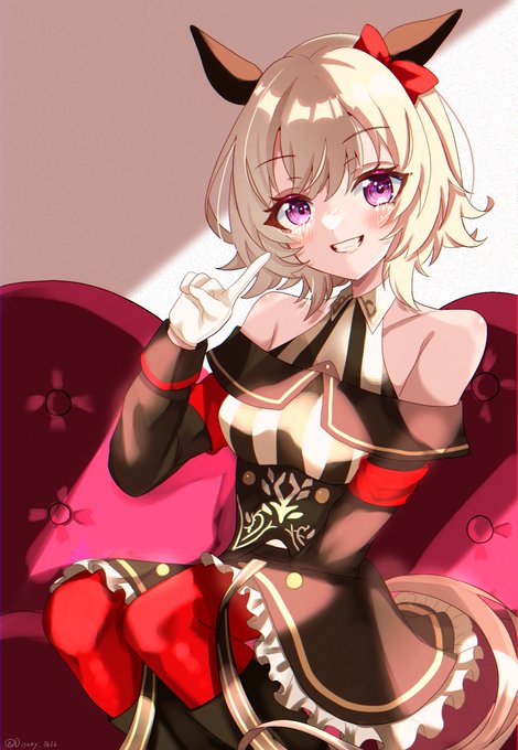 秘密だよ#ウマ娘 #カレンチャン 