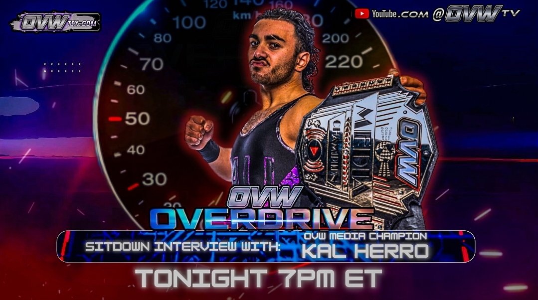 Tuesday Night!! @ovwrestling OverDrive on OVWtv - @YouTube #WrestleMania #OVW #FannyPack #WrestleQuest @CBBGeorgetownKY @FanduBelts