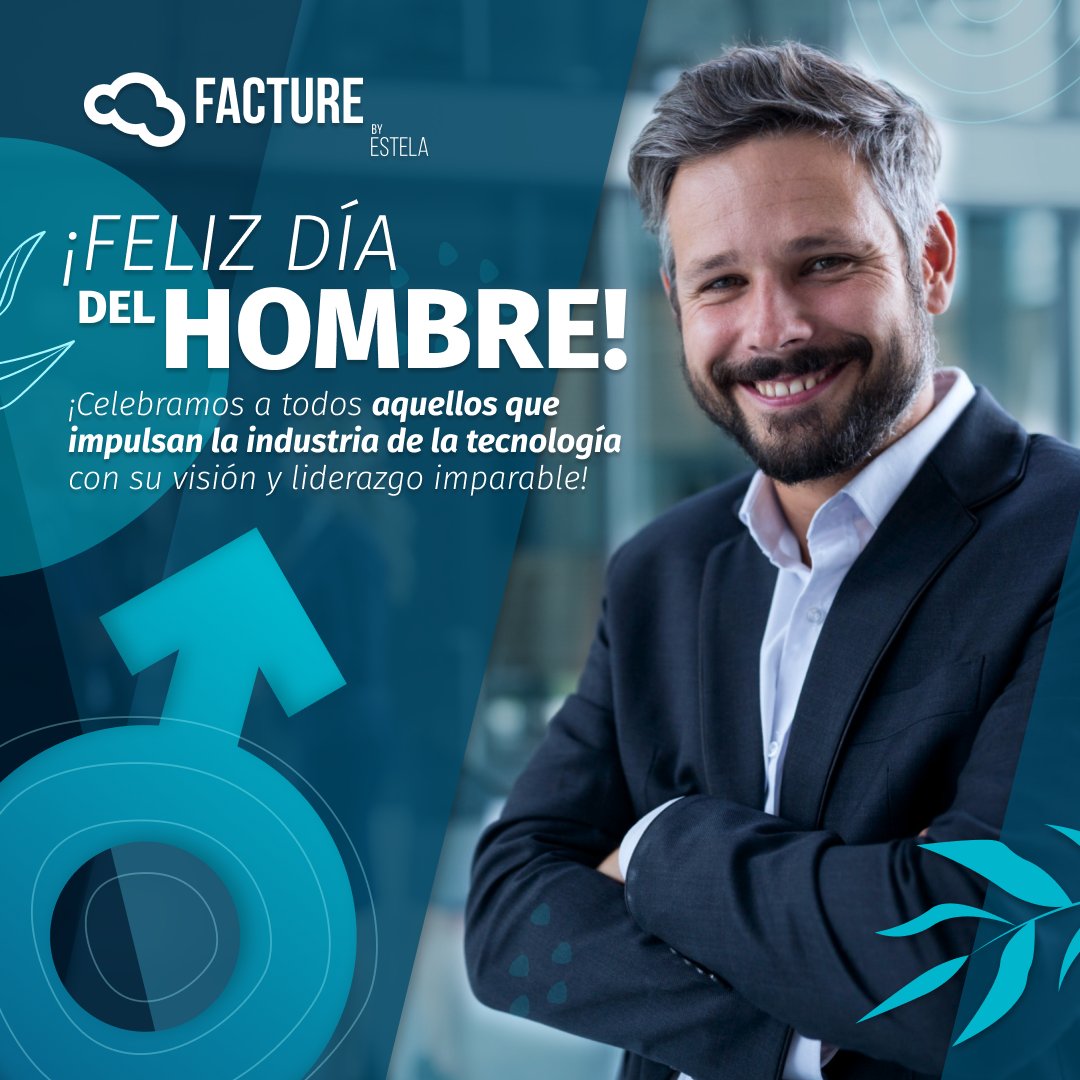 ¡Gracias por ser parte fundamental de nuestro avance hacia la transformación digital! ¡𝗙𝗲𝗹𝗶𝘇 𝗱í𝗮 𝗹𝗲𝘀 𝗱𝗲𝘀𝗲𝗮 𝗙𝗮𝗰𝘁𝘂𝗿𝗲 𝗯𝘆 𝗘𝘀𝘁𝗲𝗹𝗮!

#DíaDelHombre #Éxito #Liderazgo #Tecnología #IndustriaTecnológica