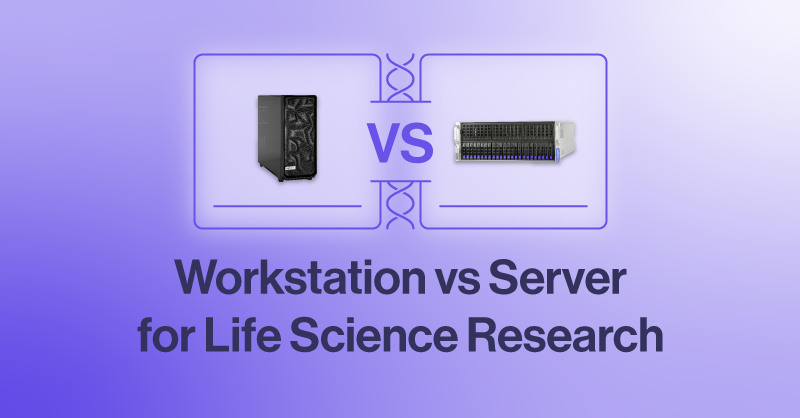 Navigate the choices between workstation vs servers for life science research. Find what is right for you. bit.ly/3T1KWm5 #workstation #server