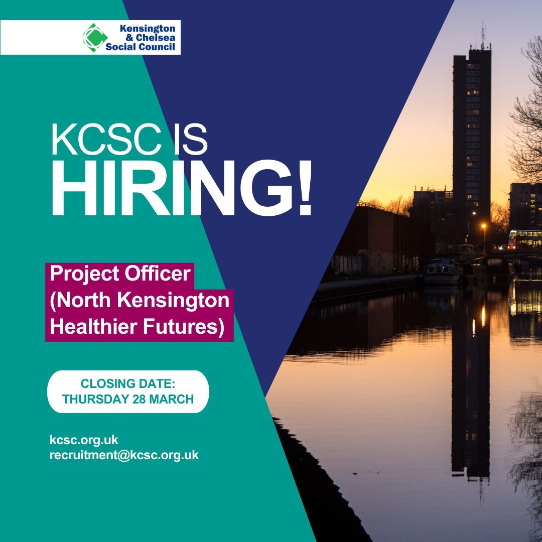 🌠 KCSC is recruiting for a Project Officer to join our Health team! 🔗 buff.ly/3TJANfv