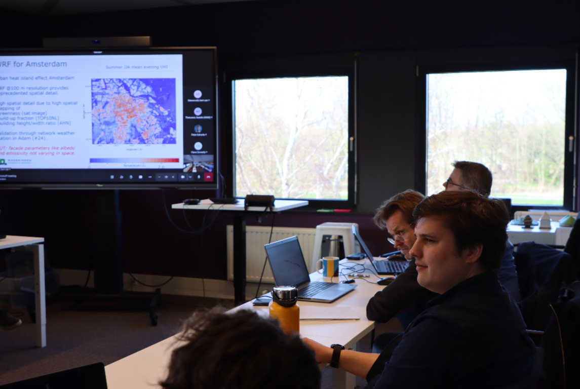 Yesterday, we hosted a successful kick-off meeting for the new Urban M4 project! The project will explore various techniques to obtain high-resolution maps of urban textures: rooftops, pavements and facades. It promises to be a very fruitful collaboration with <a href="/WUR/">Wageningen U&R</a>!