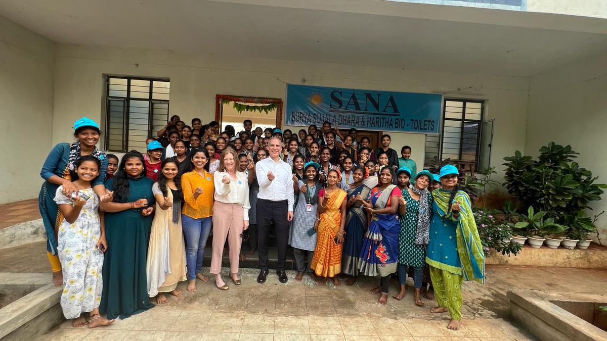 Clean water and hygiene initiatives in schools have a huge impact, ensuring girls can attend and continue their education without hindrance. Thank you @IVLP alumna @sanagajapati for your impactful initiatives in local schools in Vizag, supporting girls' education and empowerment.…