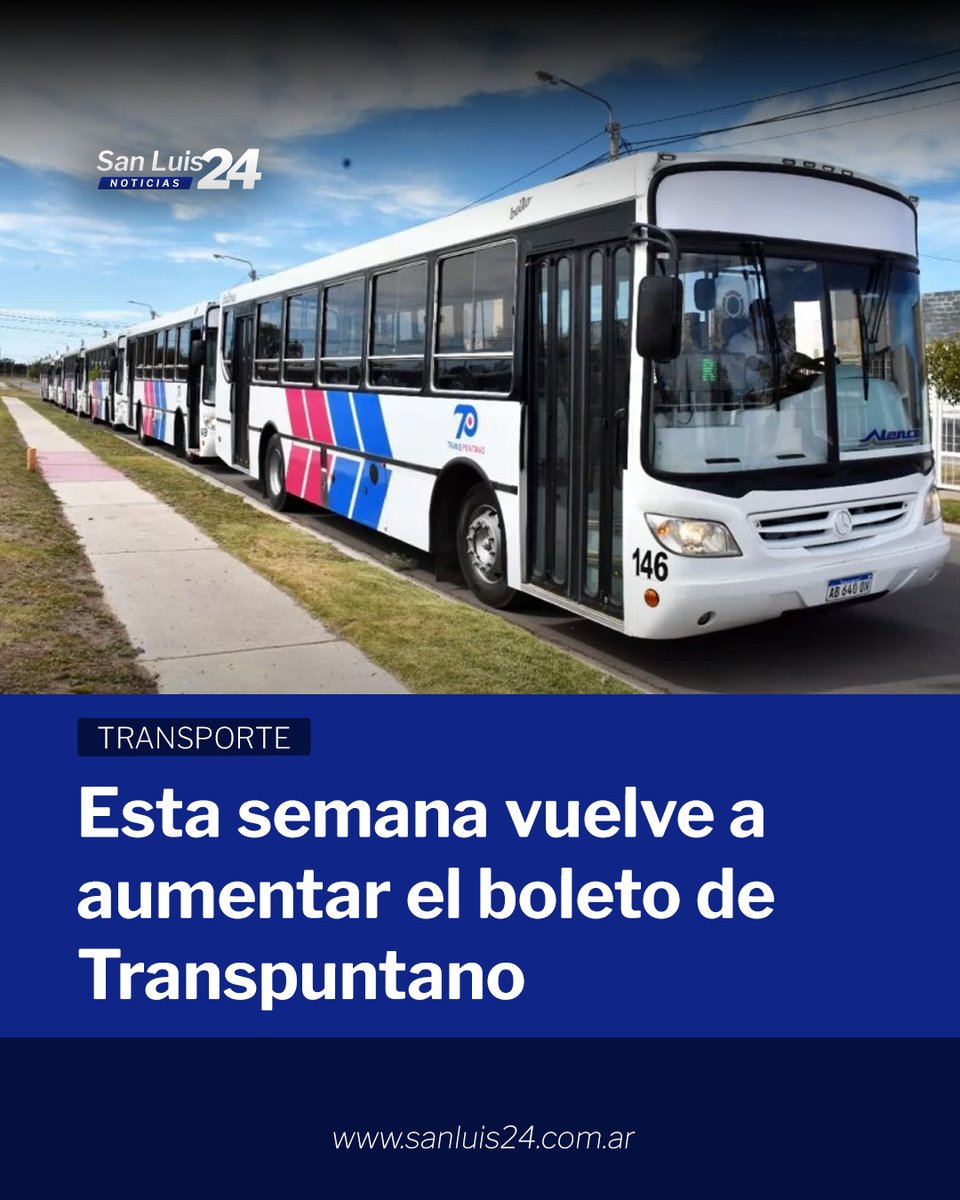 sanluis24ok's tweet photo. ⭕ Desde este miércoles o jueves, el precio del pasaje será de $457

 El concejal justicialista Juan Martín Divizia, dijo que la suba, desde enero, la decide el Municipio en base a un excel

📰Leé más en https://t.co/1LyI5QVUrB

 #Boleto #Transpuntano #Aumento #ConcejoDeliberante https://t.co/7bkc9PGtBs