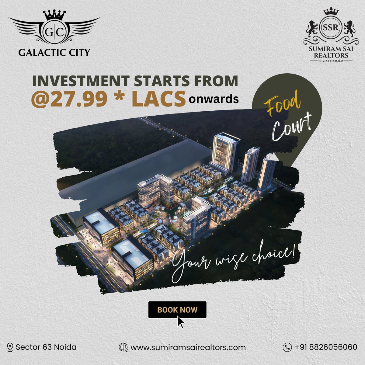Embark on your journey to prosperity with an investment starting from ₹27.99 Lakh* onwards. Your discerning choice for Food Court at Greater Noida West. 🌟💼🏡 #WiseInvestments #DreamHomeJourney #PrimePropertyInvestments #UnlockOpportunities