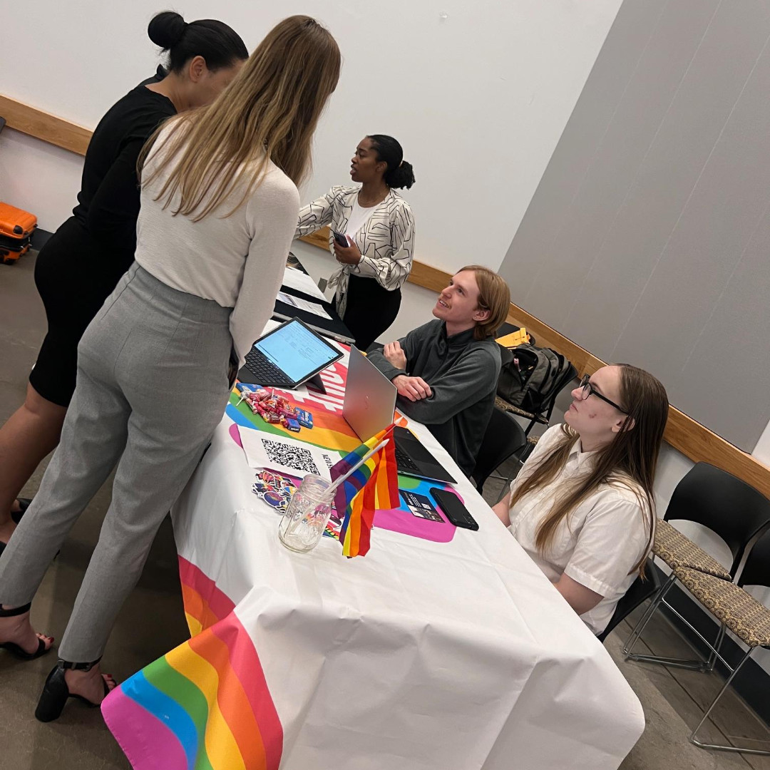 gtundergrad's tweet photo. The @gt_career_center recently hosted their signature  Diversity First Career Mixer event! A big THANK YOU to the 30 employers and 174 students in attendance. We thrive on diversity!

#georgiatech #undergraduate #gt24 #gt24 #gt25 #gt26 #gt28 #diversityfirst #careermixer https://t.co/HXyWEEQxM8