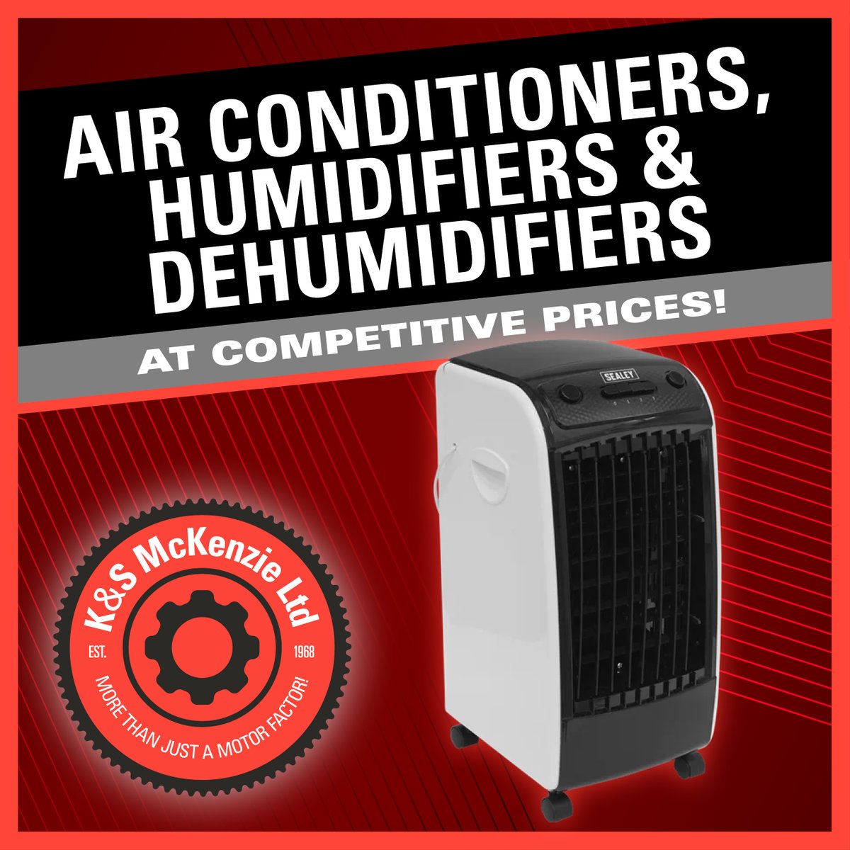 KandSMcKenzie's tweet image. We sell #Humidifiers and #Dehumidifiers

Whether you're battling dry air or excessive moisture, we've got you covered with grade A, B, and C options, as well as industrial-size dehumidifiers.

Shop in store or online at kandsmckenzieltd.co.uk/buy-online/hea…
