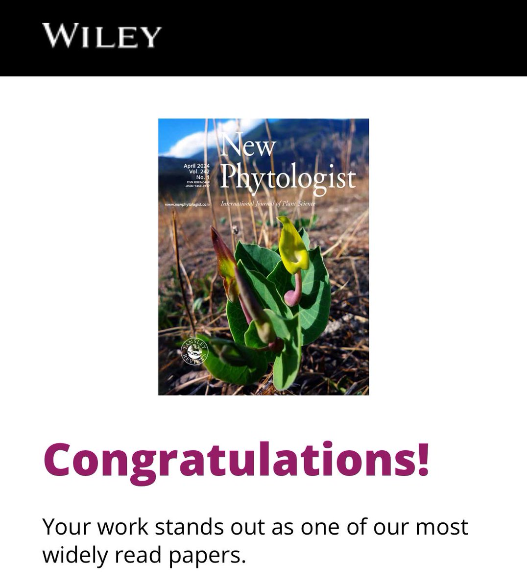 #TopDowloadedArticle  Mobile plant microRNAs allow communication within and between organisms - Loreti - 2022 - New Phytologist - Wiley Online Library nph.onlinelibrary.wiley.com/doi/full/10.11…