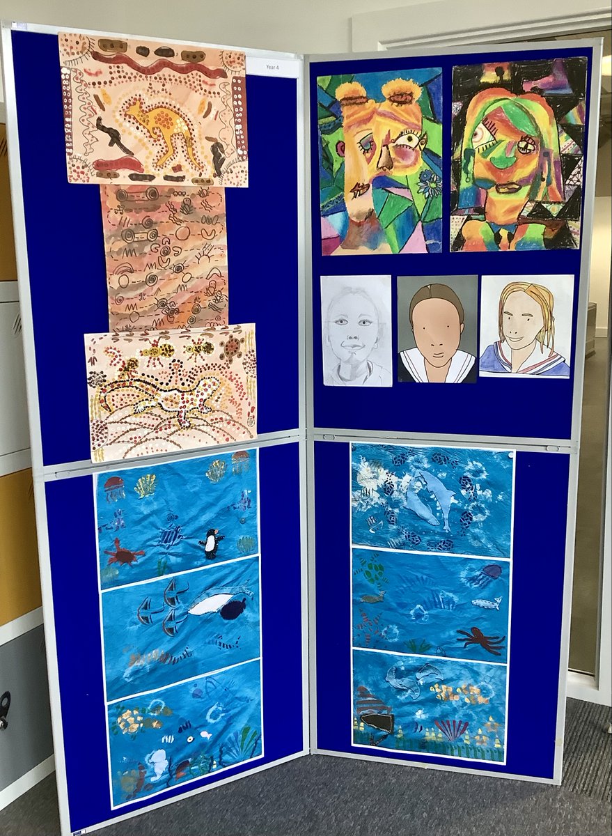 Fabulous and colourful Junior School artwork on display at a recent open event! #thart #openday #juniorschool
